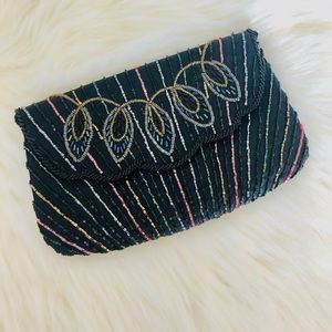 Vintage Beaded Clutch